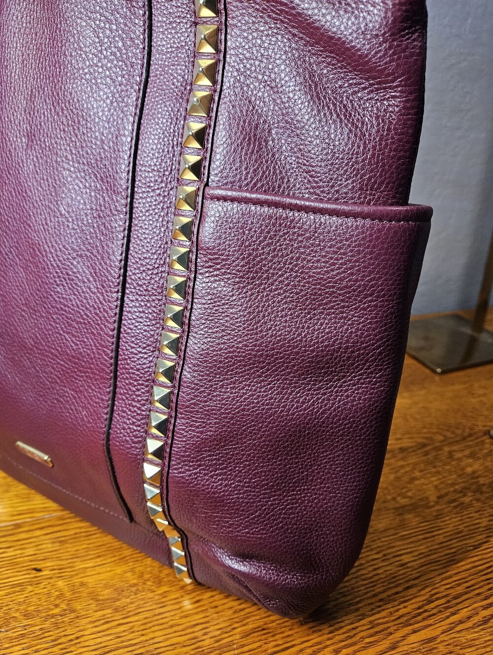 Coach Park Leather Pyramid Stud Hobo - Picture 9 of 13